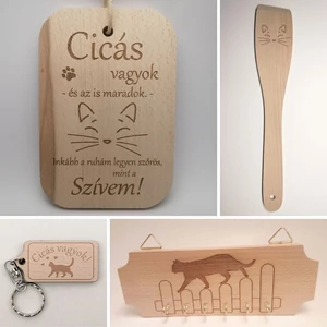 Négy darabos cicás szett