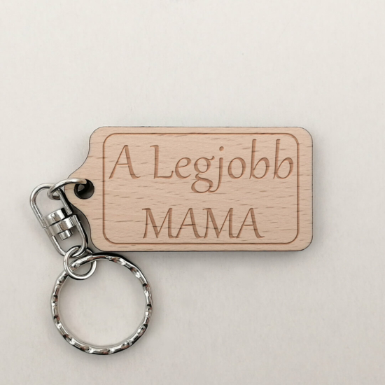 Kulcstartó -  A legjobb mama - 6 cm